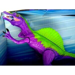 Mini Mighty Megasaur Adventure Force Spinosaurus Dinosaur Light & Sound Purple